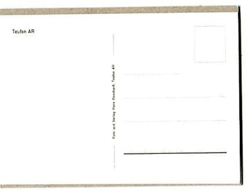 Ansichtskarten: Teufen – Gebraucht aus Ottikon b.Kemptth. von Neptun1974 1