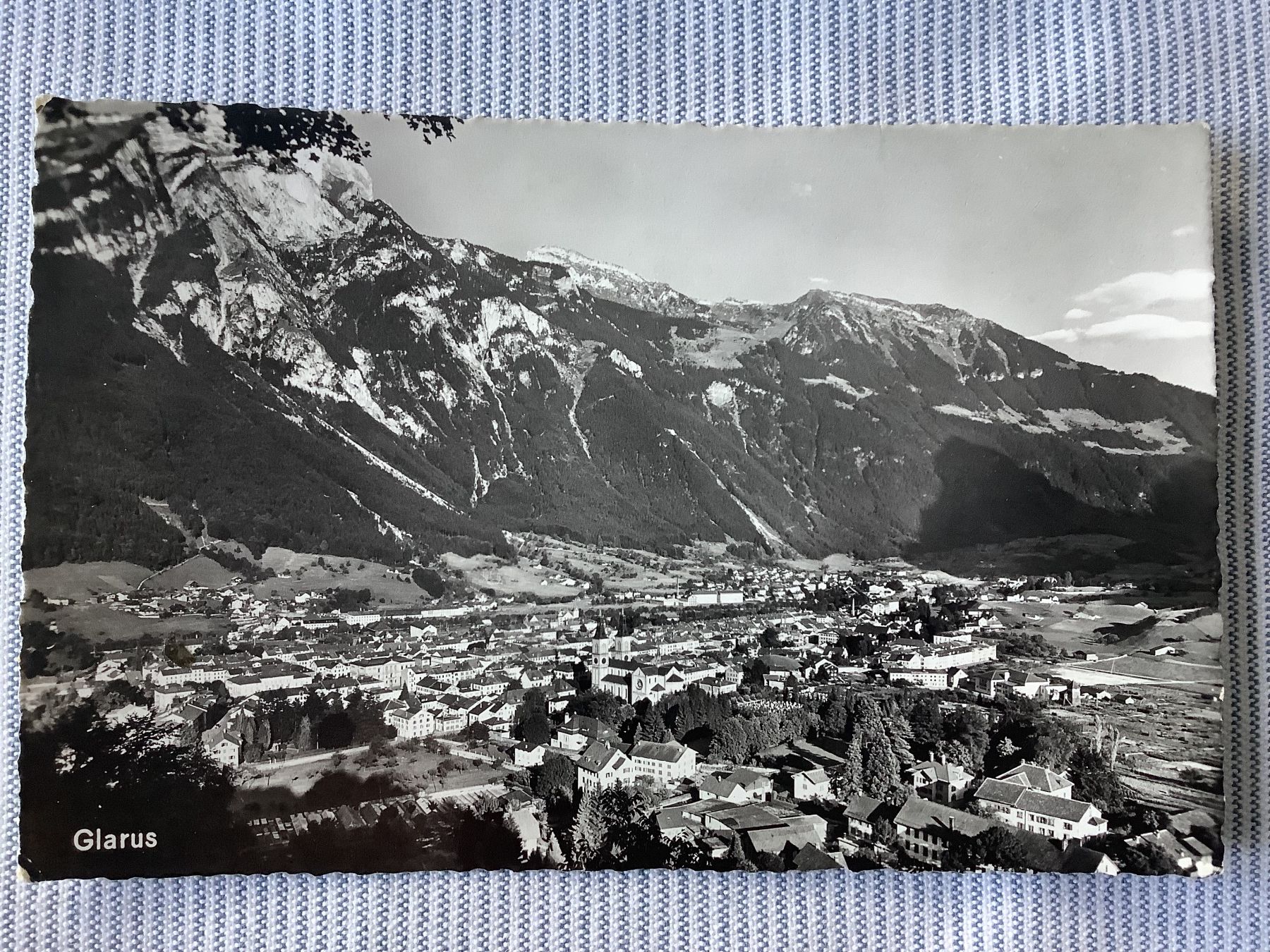 Cartoline postali: Glarus - gelaufen 1940 – Usato da Bassersdorf venduto da F-104fan