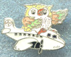 UBS  Eule  mit Flugzeug