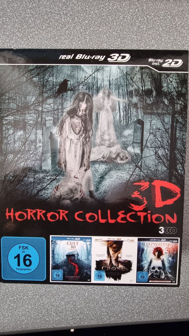 Tutti i DVDs: Blu Ray - Horror Collection 3D - 3 Filme Set – Usato da Oetwil am See venduto da fineli2