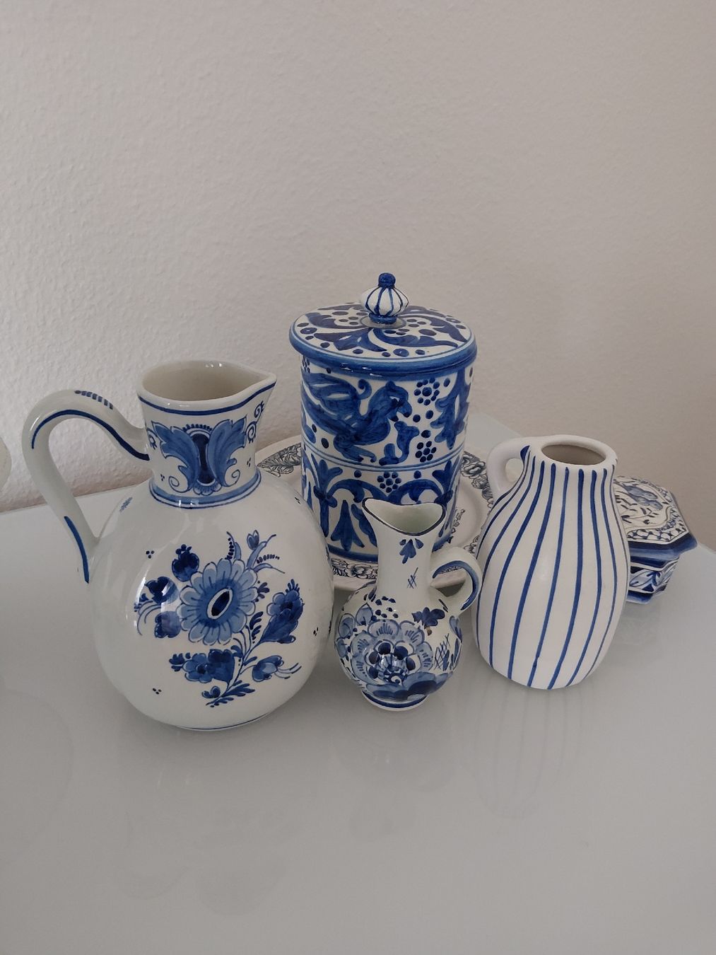 Tutte le decorazioni: Schöne blaue & weisse Keramik Deko – Usato da Basel venduto da M.M_ 1