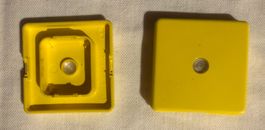 Feller Kalotte EDIZIO für 60x60mm Taster/Schalter GELB beleu
