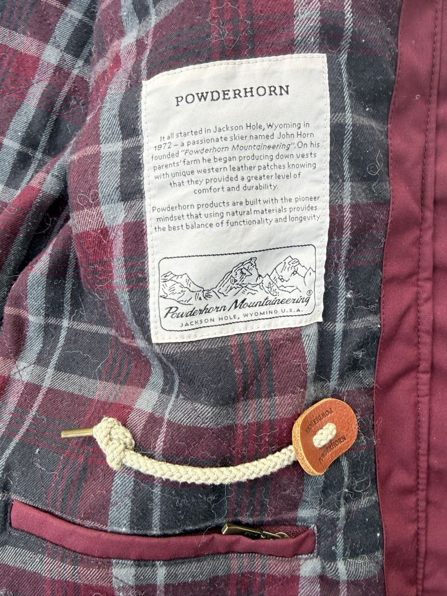 Giacche: Powderhorn Jacke bordeauxrot Gr.S – Usato da Laupen ZH venduto da Jurei 5