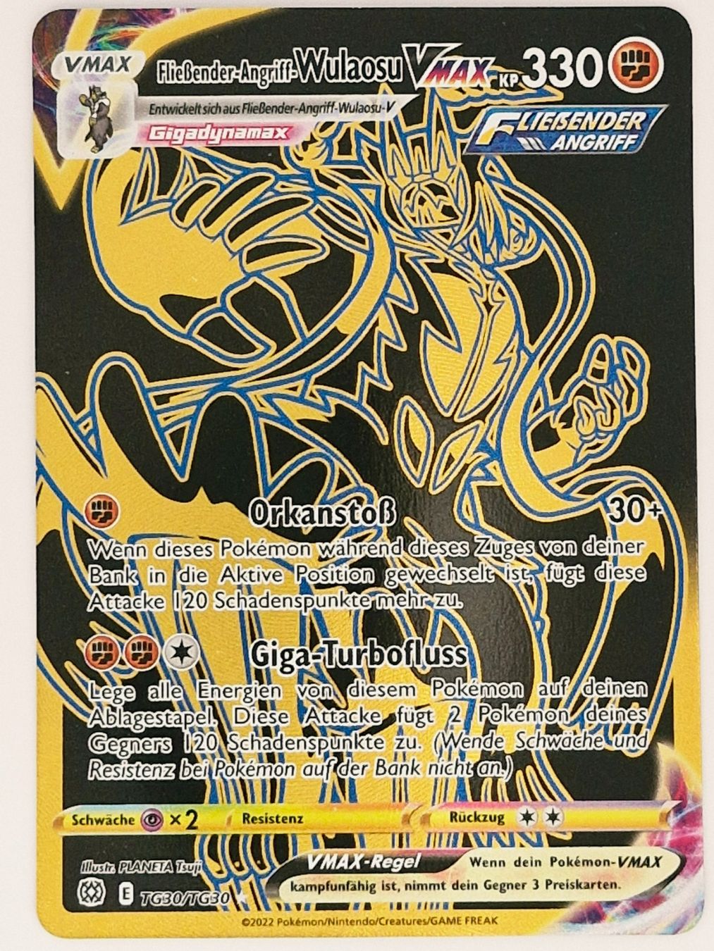 Pokémon Carte collezionabili: Fliessender Angriff Wulaosu VMAX / BRS TG30 – Nuovo (secondo la descrizione) da Arni AG venduto da PokemonCardsStore