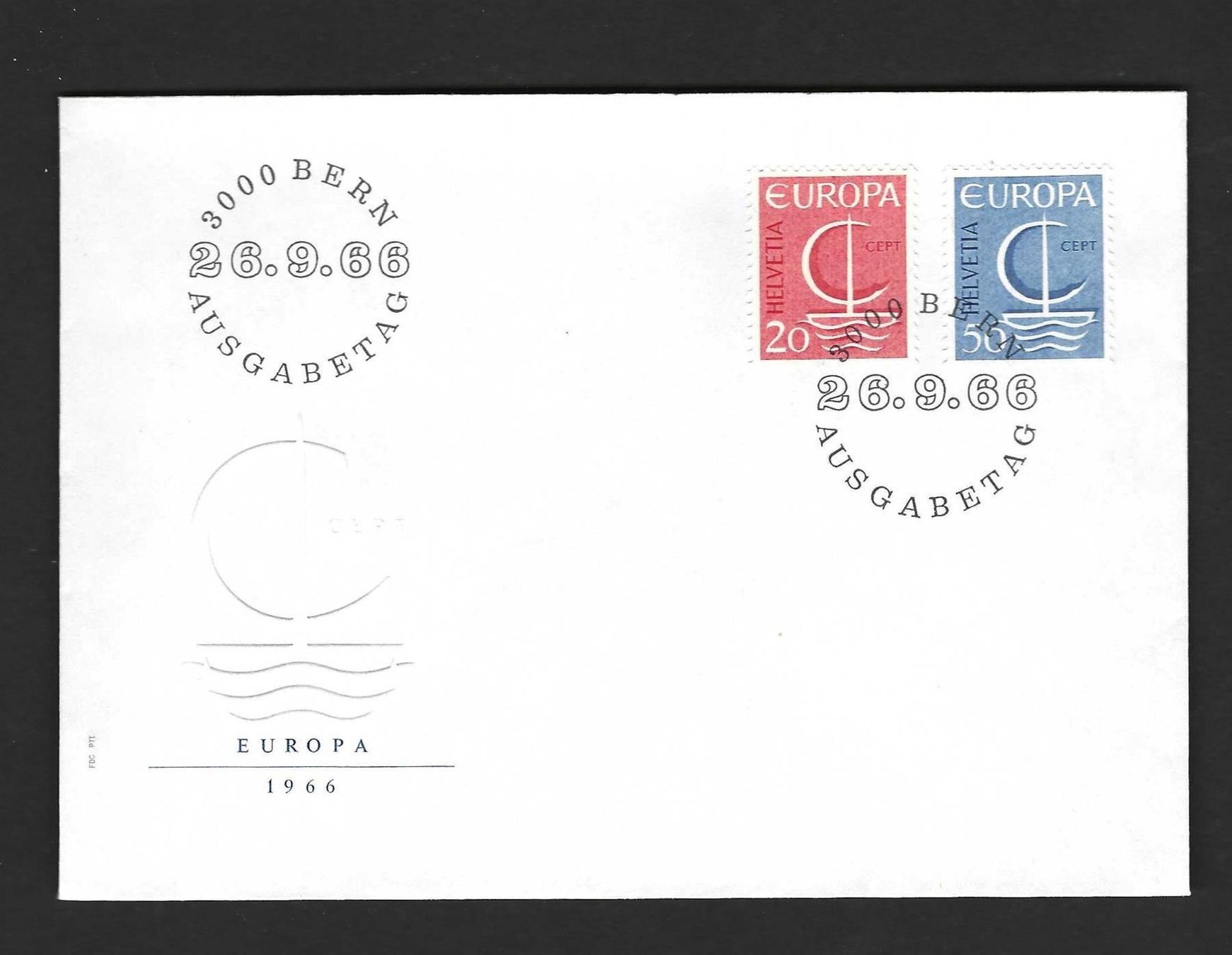Tutti i francobolli: CH FDC Satz 1966 – Nuovo e nell'imballaggio originale da Koblenz venduto da Markenhimmel