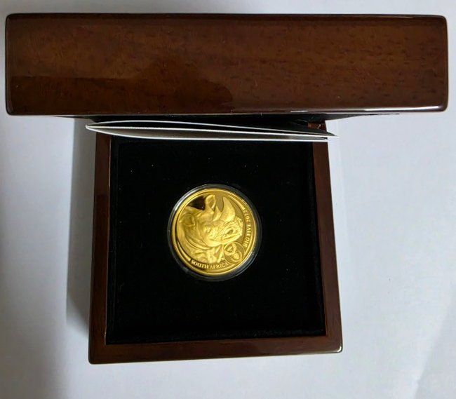 Tutti le monete: 1 oz Big Five Gold Nashorn 2022 – Usato da Caslano venduto da Pspidi
