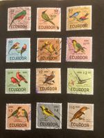 Ecuador 1966 Satz Vögel gestempelt