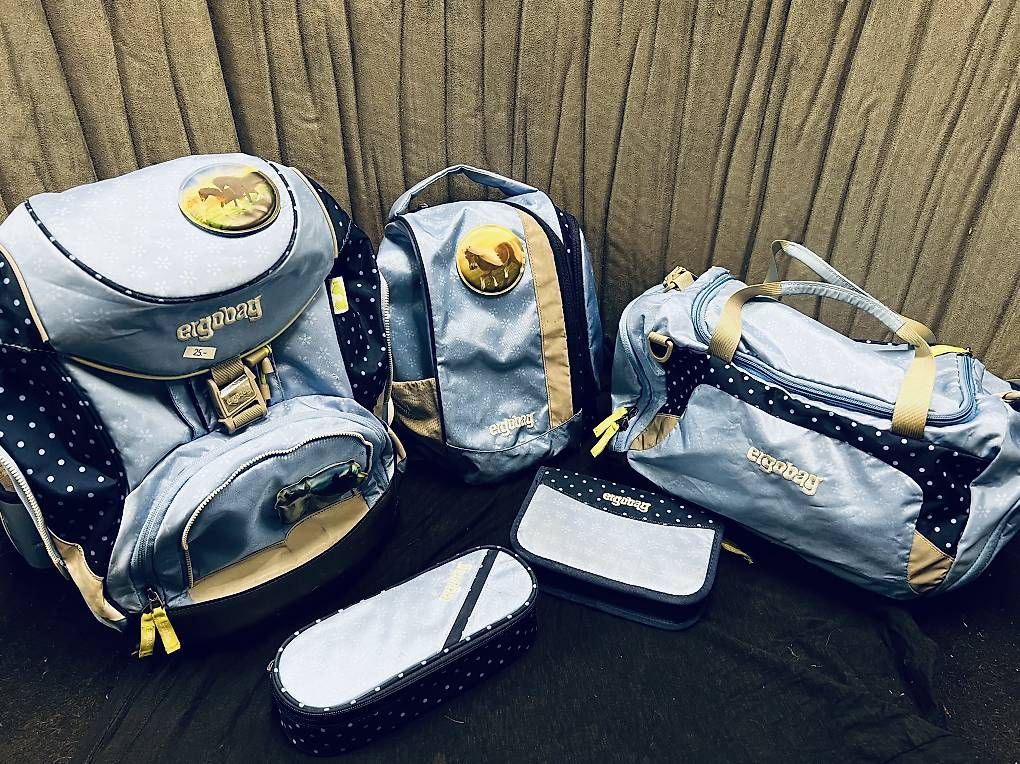 Ergobag Borse & Zaini: Schule, Turnen, Ergobag Set - alles auf dem Foto – Usato da Cham venduto da Basing75