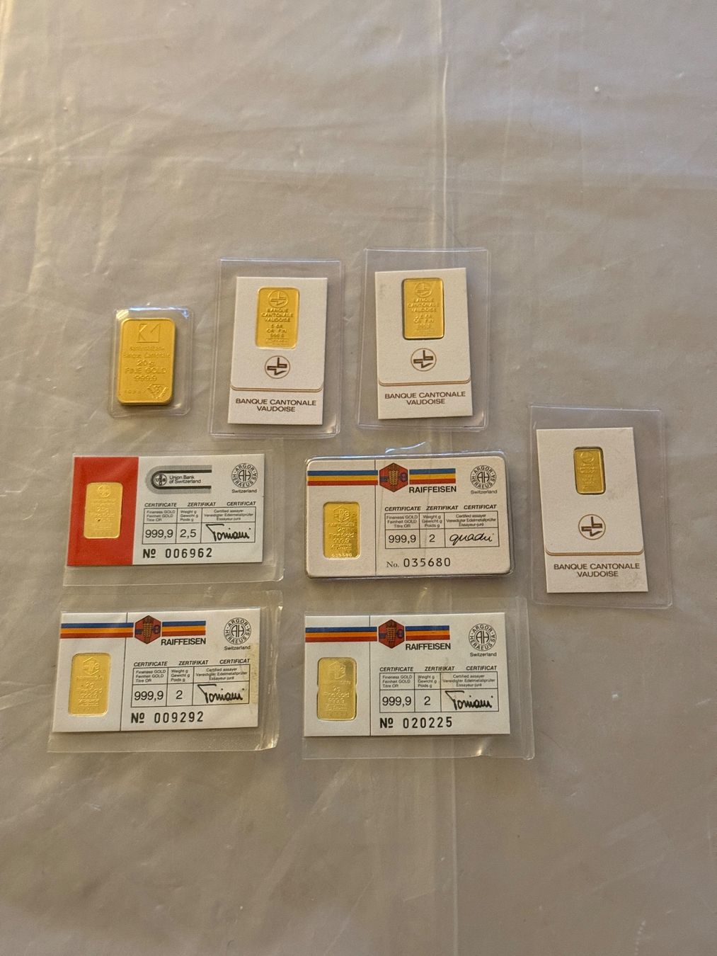 Metalli preziosi: Goldbarren Sammlung  Total 37 g – Usato da Wallisellen venduto da SWISS_SILVER1