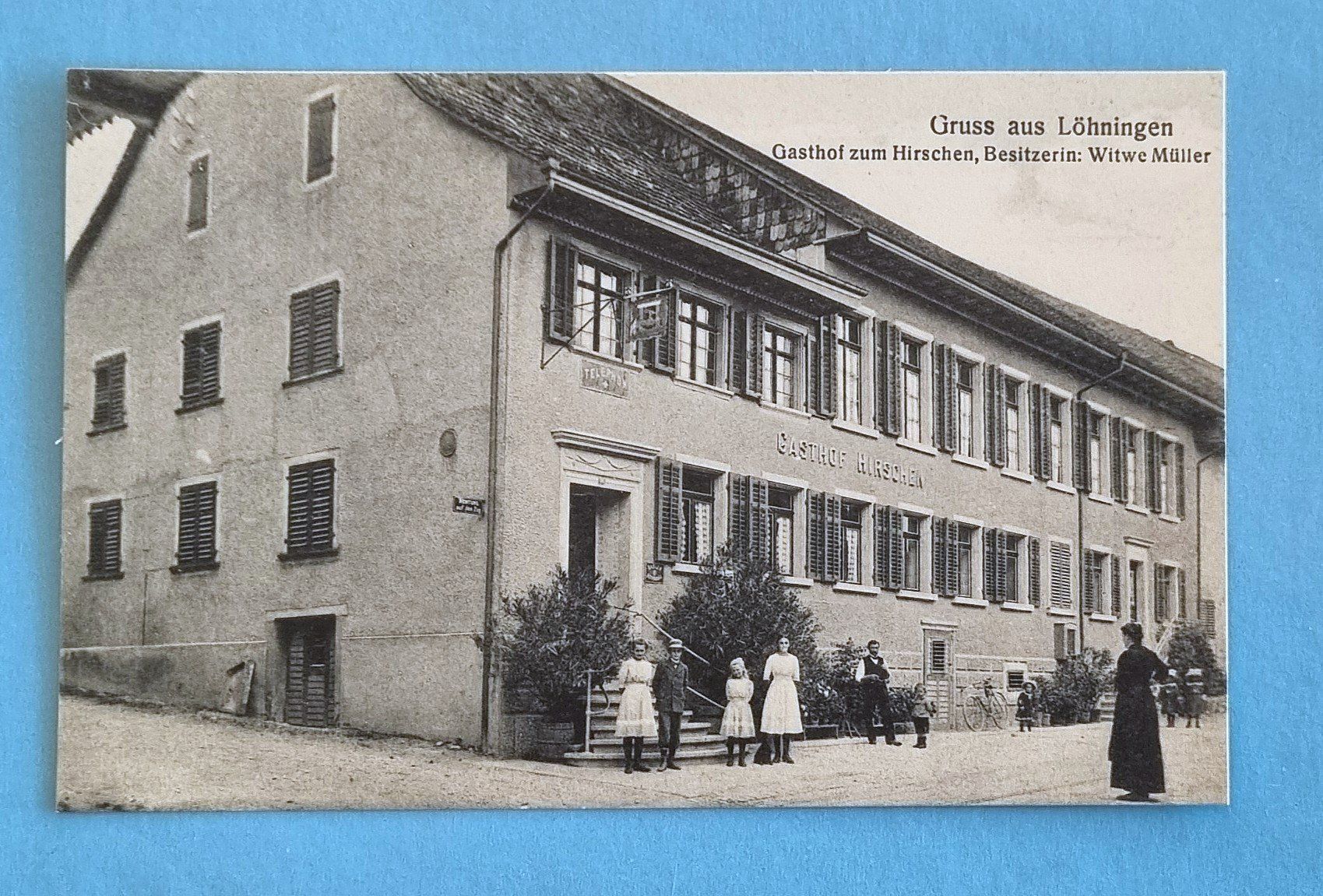 Cartoline postali: Löhningen - Restaurant Hirschen – Usato da Rothrist venduto da RROENK