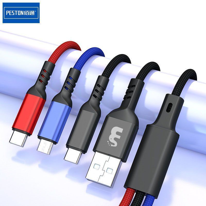 Caricabatterie: Câble résistant 3en1 lightning type C microusb – Nuovo e nell'imballaggio originale da Morges venduto da DigiAC 1