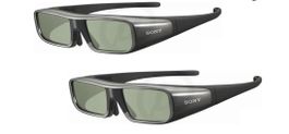2x Lunettes 3D Sony TDG-BR100 noir bon état de marche