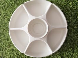 Picknick Plastikbehälter Tupperware vintage weiss