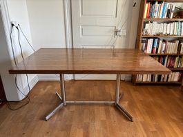 vintage formica and steel dinner table