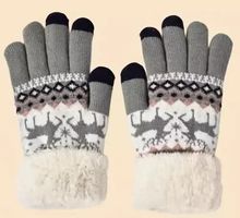 Damen Winter Handschuhe mit Fleecefutter
