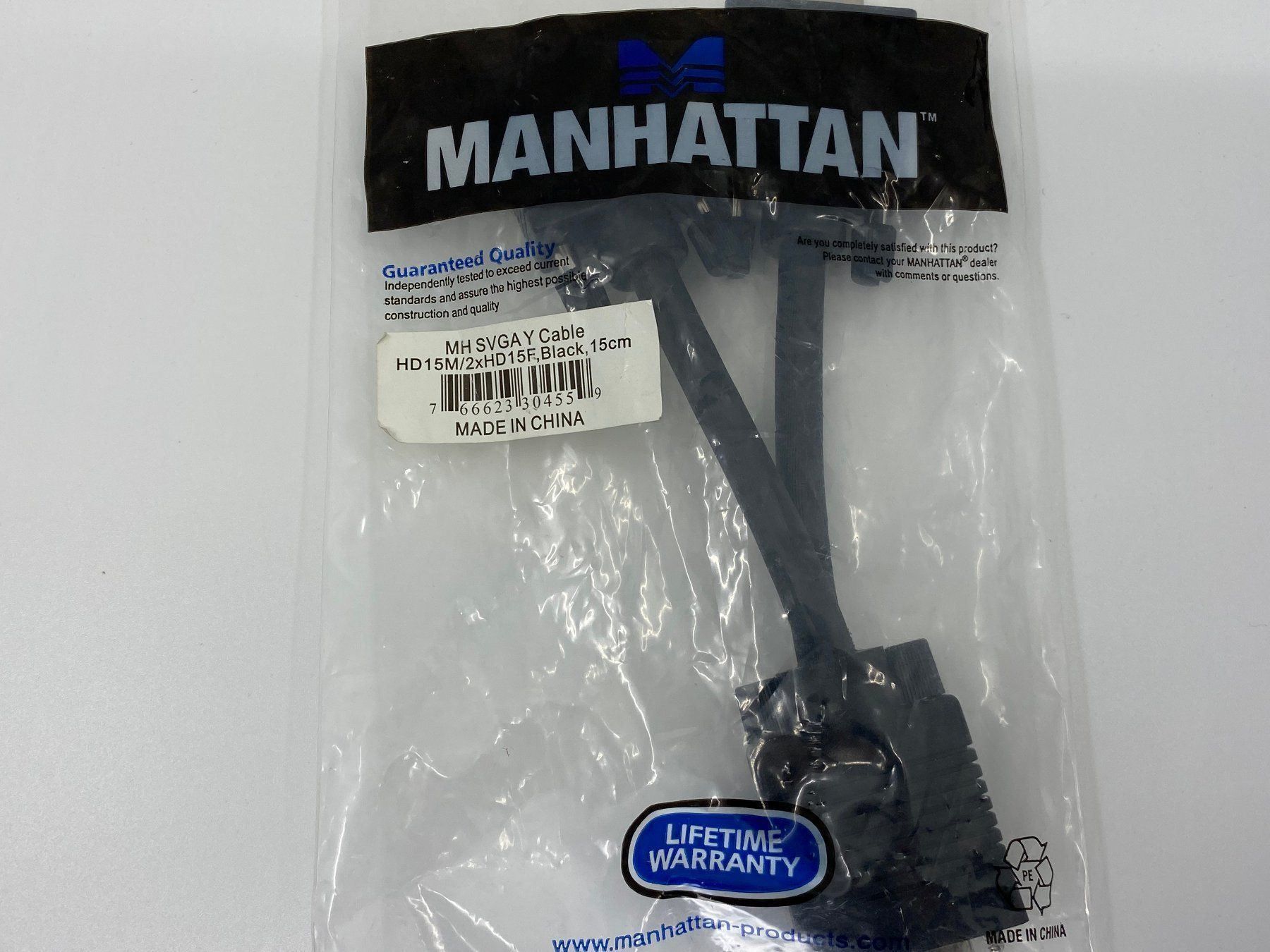 Cavi: SVGA Y-Kabel - 15cm – Usato da Langwiesen venduto da Restposten-24