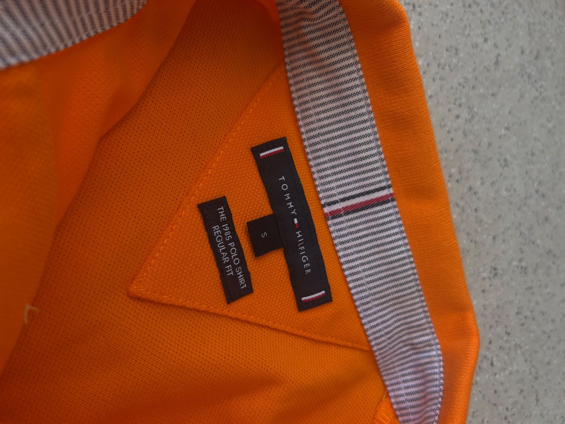 Tommy Hilfiger Polo-Shirts: Polohemd Tommy Hilfiger orange – Gebraucht aus Bern von 44RewornHunter 2