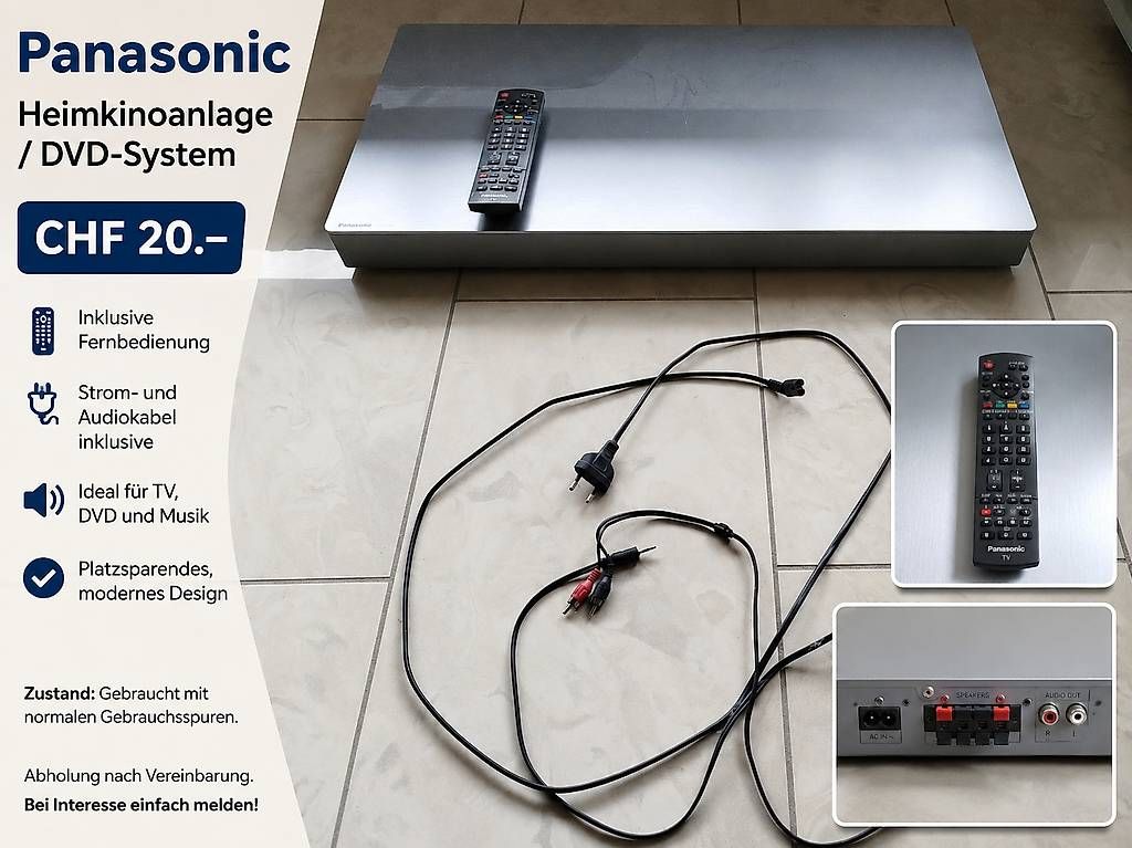 Panasonic Heimkino: Homesystem – Gebraucht aus Heimenschwand von CREATIVLIVING
