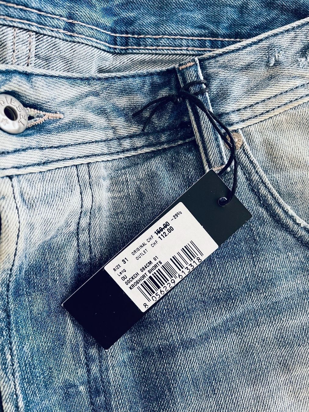Diesel Jeans: Diesel Kroshort Shorts W31 – Nuovo (secondo la descrizione) da Lausanne venduto da ipanema23 1