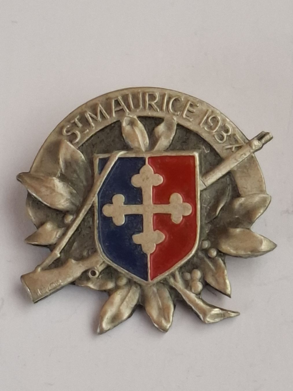 Medaglie: St. Maurice 1937 Abzeichen mit Anstecknadel – Usato da Riniken venduto da bro_slk8