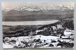St. Cergue (1050 m) et les Alpes