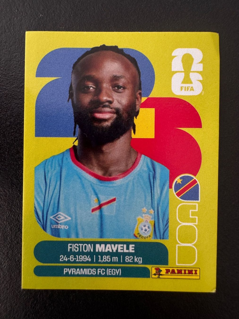 Panini Cartes à collectionner: Fiston Mayele COD 18 Panini FIFA World Cup 2026 – Neuf avec emballage d'origine à Zollikon par Krenapf