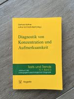 Buch Diagnostik von Konzentration und Aufmerksamkeit