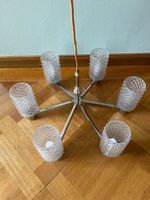 Hängelampe Deckenleuchte 60er Vintage Retro Midcentury Glas