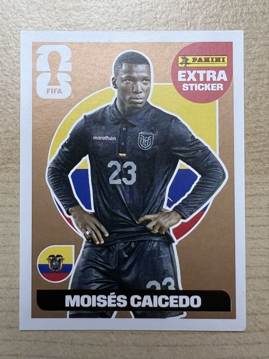 Panini Carte collezionabili: Panini Extra Sticker Moises Caicedo Bronze – Nuovo (secondo la descrizione) da Winterthur venduto da Pirulin