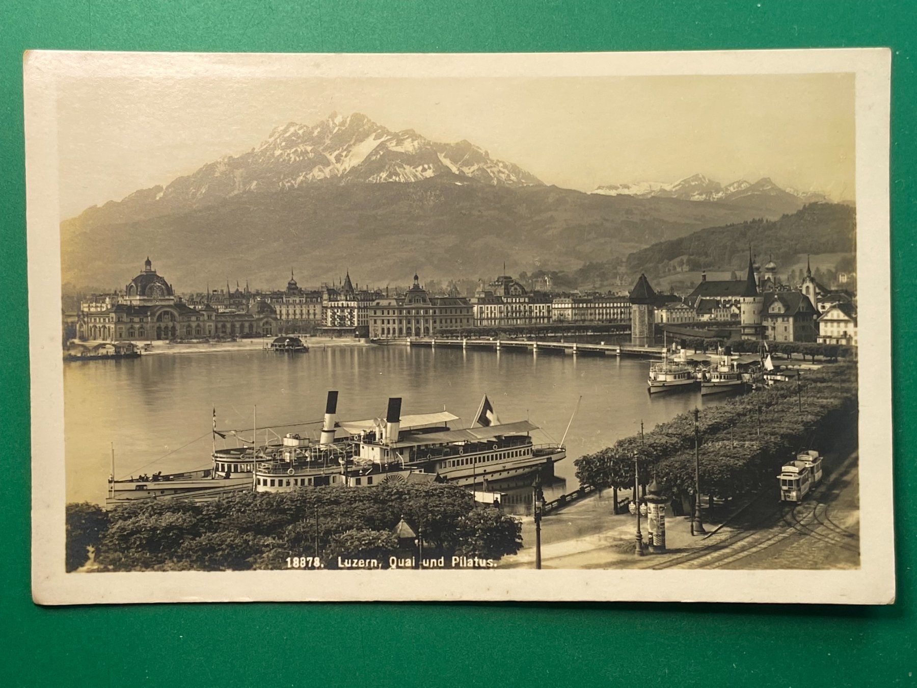 Cartes postales: Luzern, Quai und Pilatus – D'occasion à Steg VS par danwer74