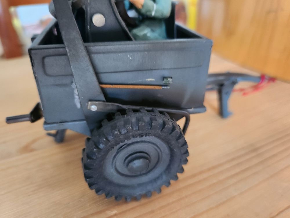 sehr Seltener Hausser Elastolin MG Wagen Vorkrieg 2