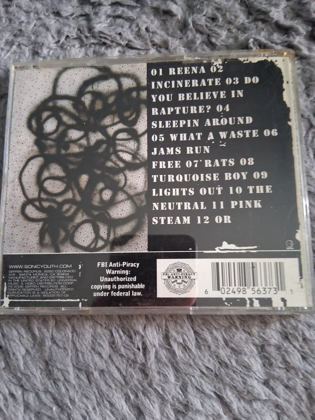 CDs: SONIC YOUTH     RATHER RIPPED    CD – D'occasion à Wetzikon ZH par Ramones01 1
