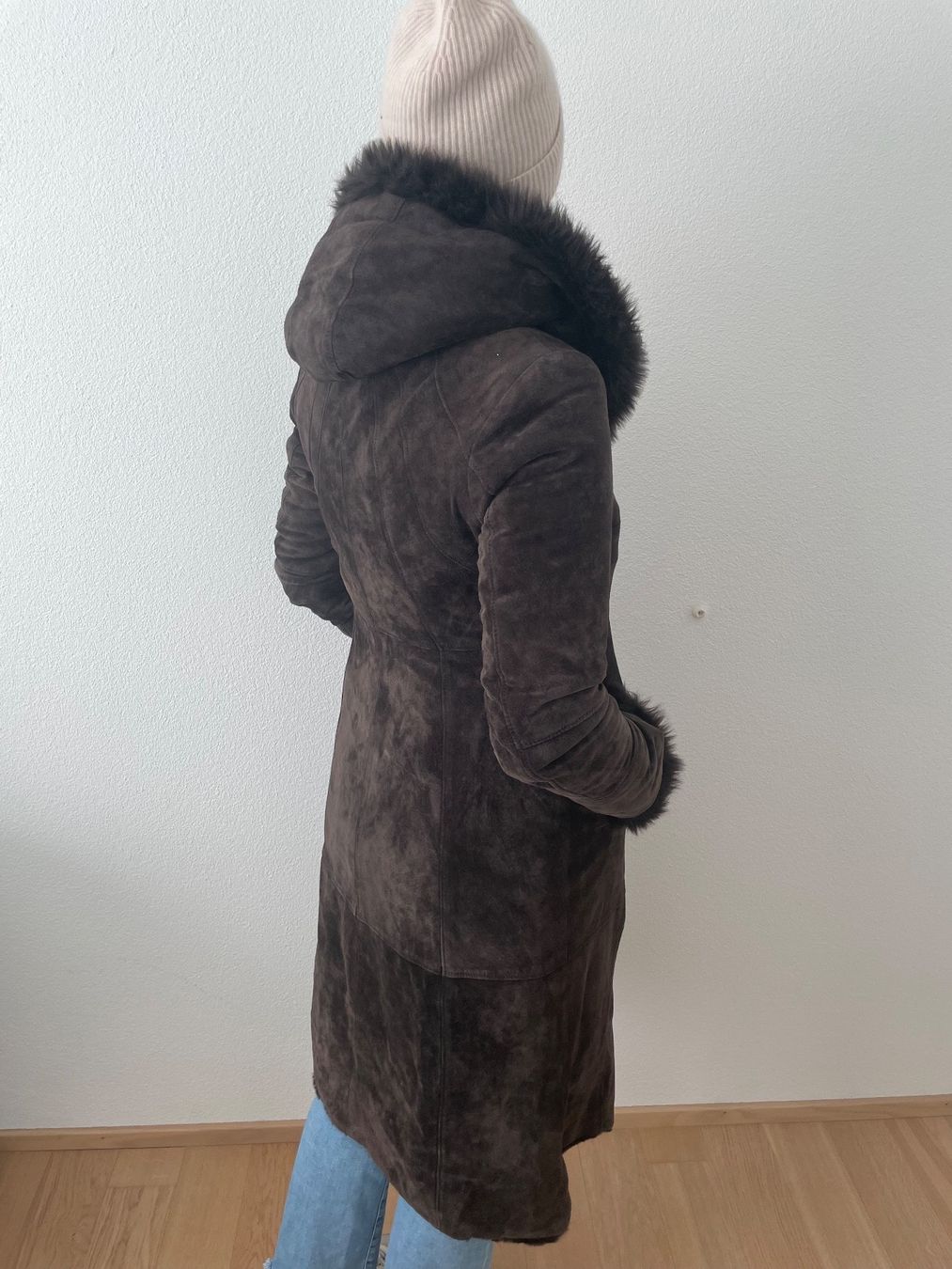 Cappotti: Wildleder Mantel – Nuovo e nell'imballaggio originale da Zürich venduto da erica72 5