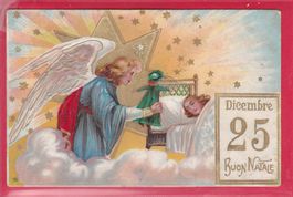 PRÄGEKARTE, DICEMBRE 25 BUON NATALE, 26.12.1909