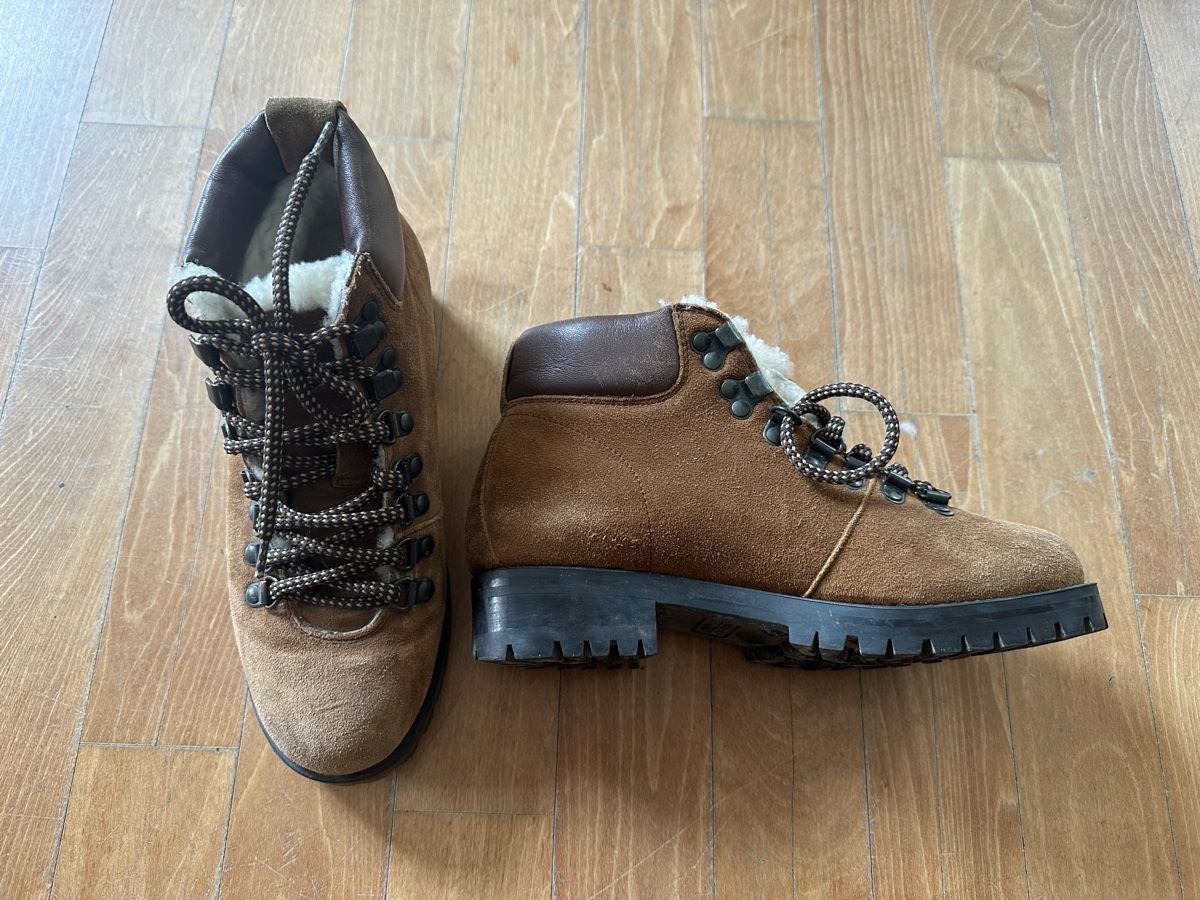Max Mara Scarpe da donna:  Weekend Max Mara Winter Boots Brown Suede Size 36 – Usato da Büren an der Aare venduto da bradlee512