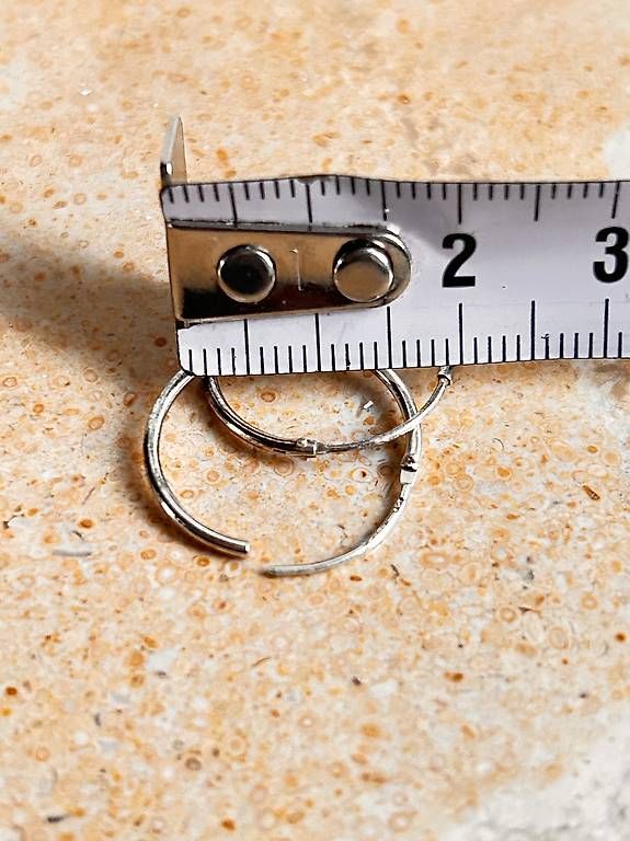 Orecchini pendenti & Orecchini a lobo: Kreolen Silber (ca.1.5cm) – Usato da Basel venduto da bellespirit 3