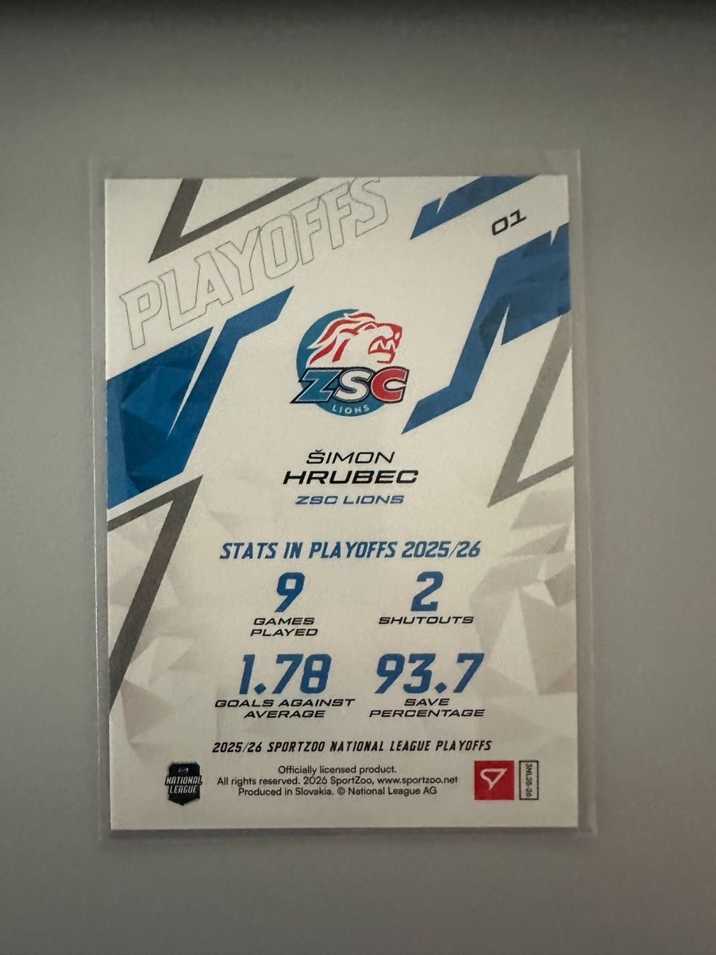 Sportzoo Sammelbilder & Trading cards: Sportzoo ZSC Simon Hrubec Base 2/10 – Neu (gemäss Beschreibung) aus Marsens von Yoyokix 1