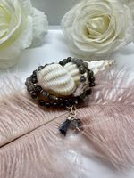 Geknüpftes Armband aus Labradorith