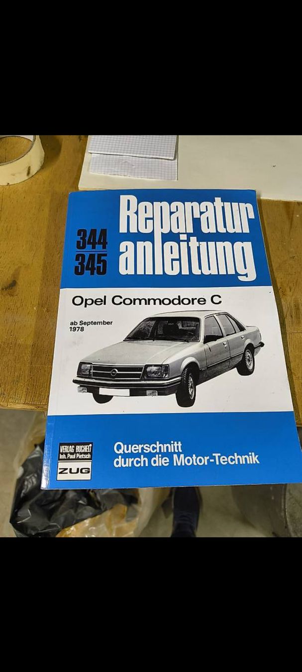 Bücher: Opel Commodore C Reparaturleitfaden Werkstatthandbuch – Gebraucht aus Boswil von barracuda91
