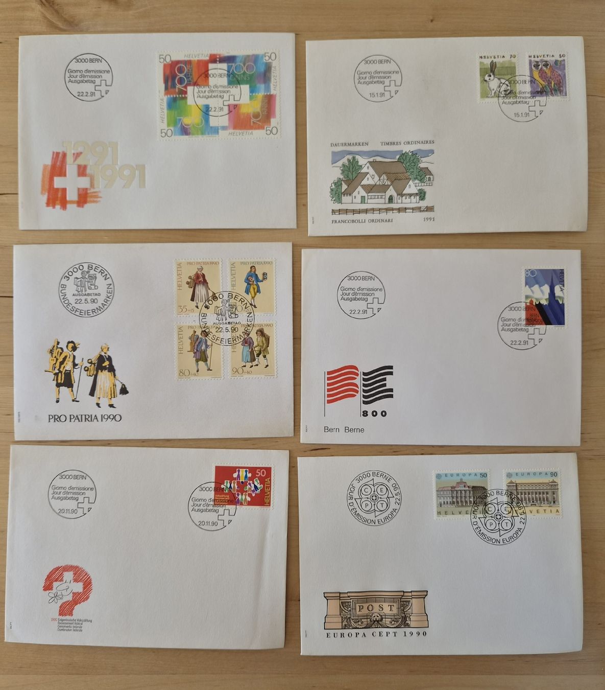 Tous les timbres: Ersttagsbriefe – D'occasion à Erlach par Kjt 4