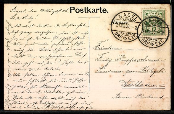 Cartes postales: AK Basel, Thierpark in den Langen Erlen – D'occasion à Berlin par bartko-reher 1