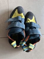Kletterschuhe Simond Vertika blau gelb gebrauchter Zustand