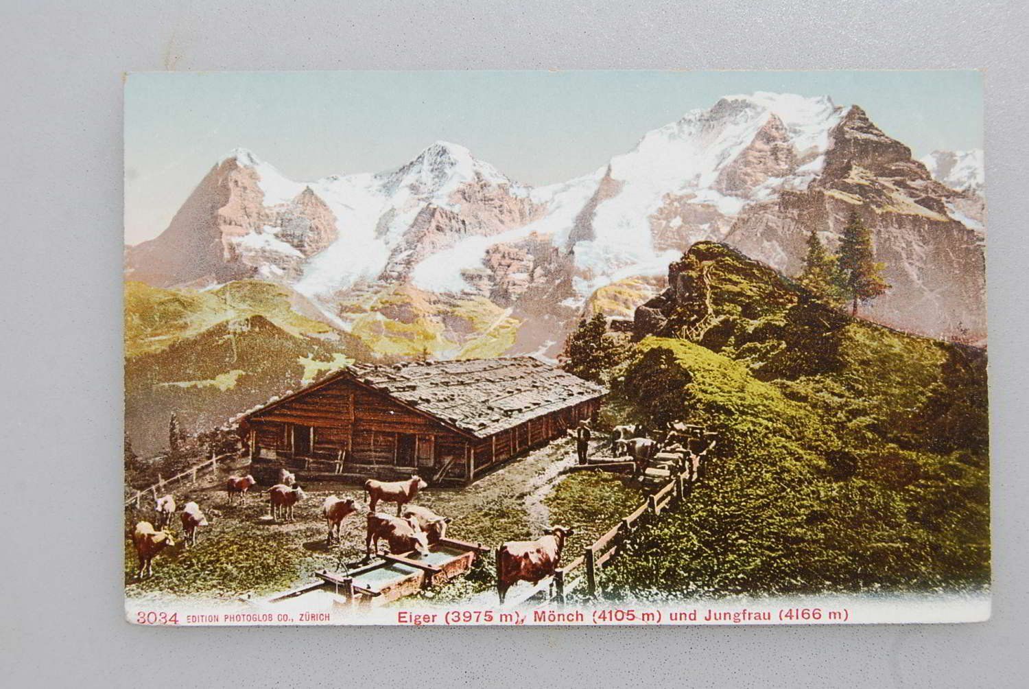 Cartoline postali: AK Eiger, Mönch und Jungfrau – Usato da Rüfenacht BE venduto da Toro06
