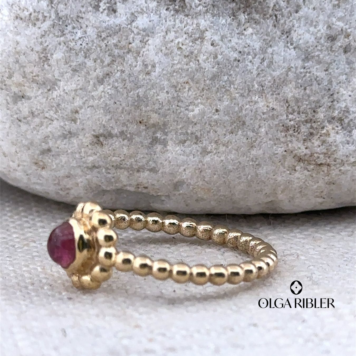 Olga Ribler Anelli: Turmalin Ring 925 Sterling Silber Grösse 53 – Nuovo (secondo la descrizione) da Luzern venduto da Schmuckoutlet 2