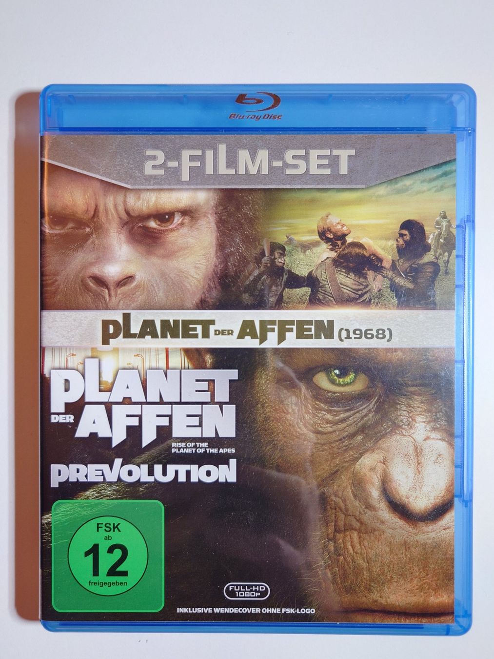 Alle DVDs: Planet der Affen (1968) + Prevolution, 2 Blu-Ray Set – Gebraucht aus Kaiseraugst von