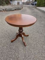 Runder Tisch, Holz, Antik-Stil, Top für Terrasse & Garten!