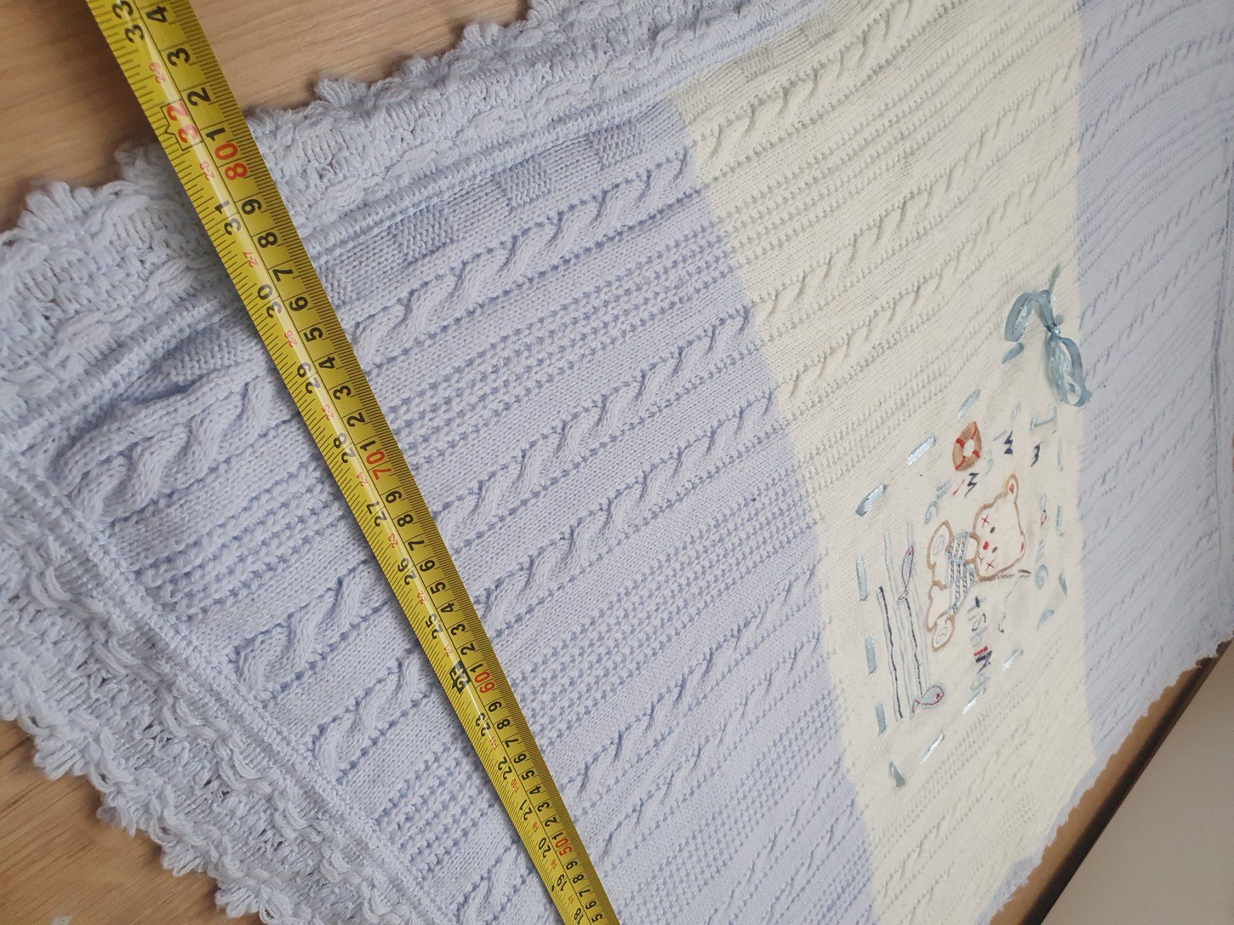 Coperte: Couverture bébé , motif ourson pêcheur - douce! – Usato da Prilly venduto da RoDyRe 5