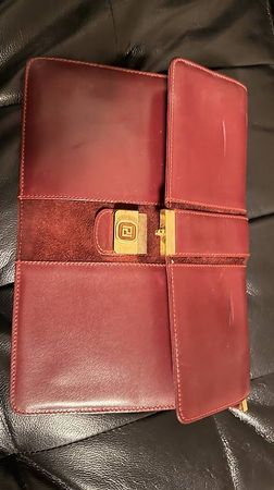Fendi Handtasche in Bordeauxrot