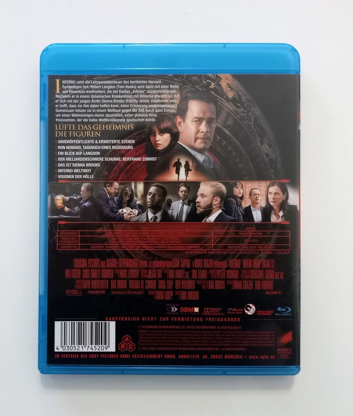 Alle DVDs: Da Vinci Code, Illuminati und Inferno, 3x Blu-Ray – Gebraucht aus Winterthur von  6