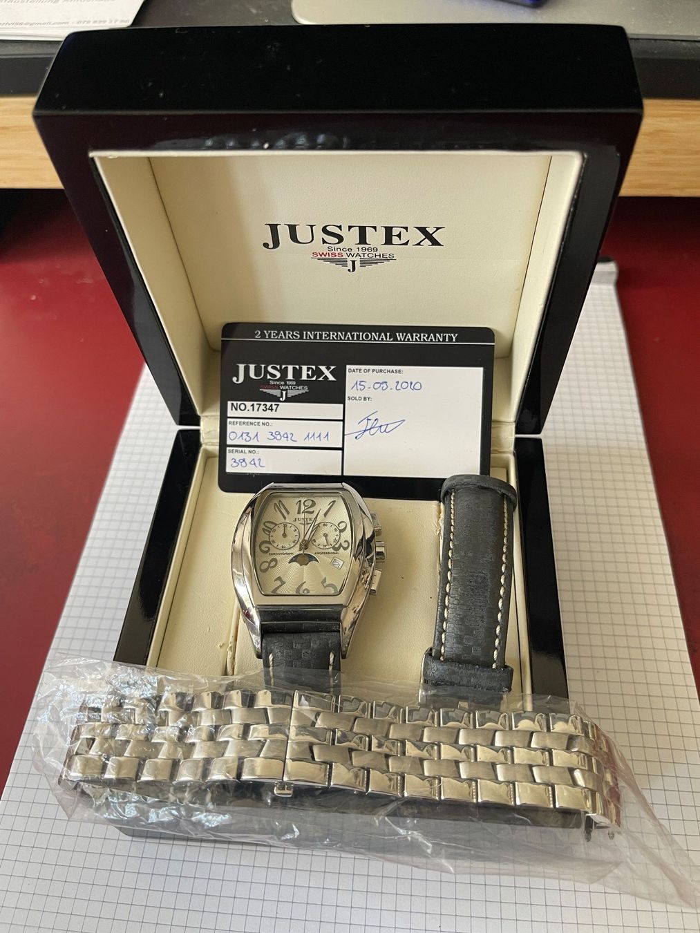 Orologi: Justex Herren Uhr – Usato da Binningen venduto da Raymanfisch 1